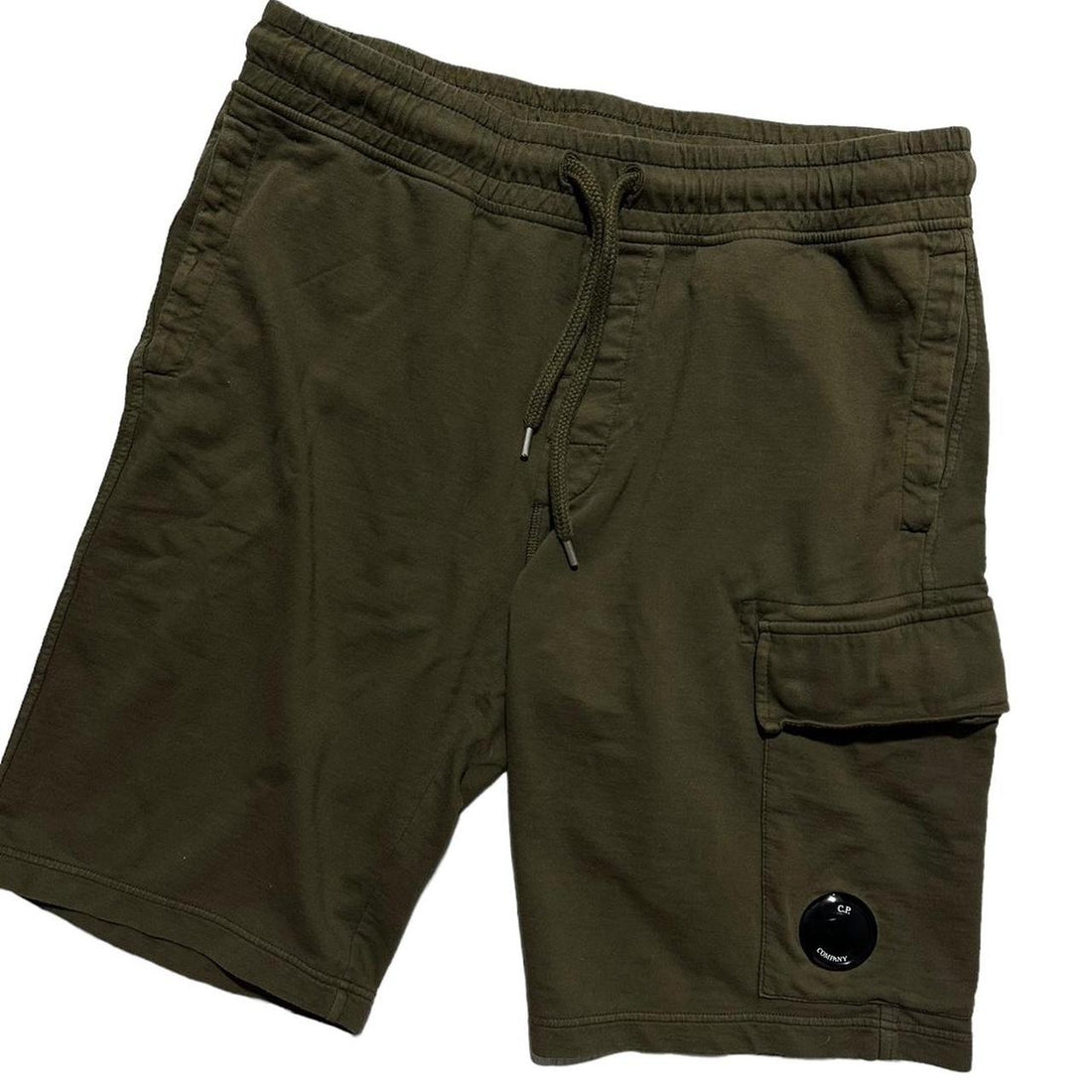 CP Company Khaki Cotton Shorts