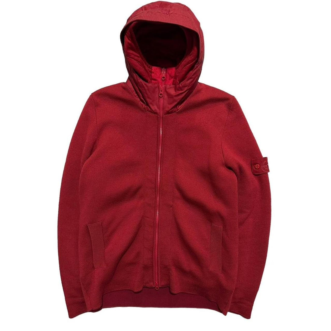 Stone Island Red Ghost Knit Jacket