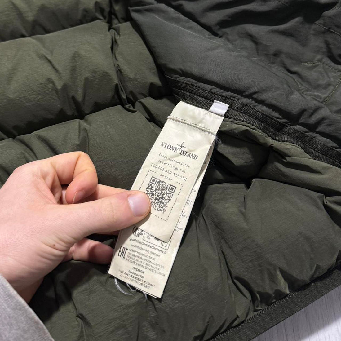 Stone Island Seamless Tunnel Down Jacket