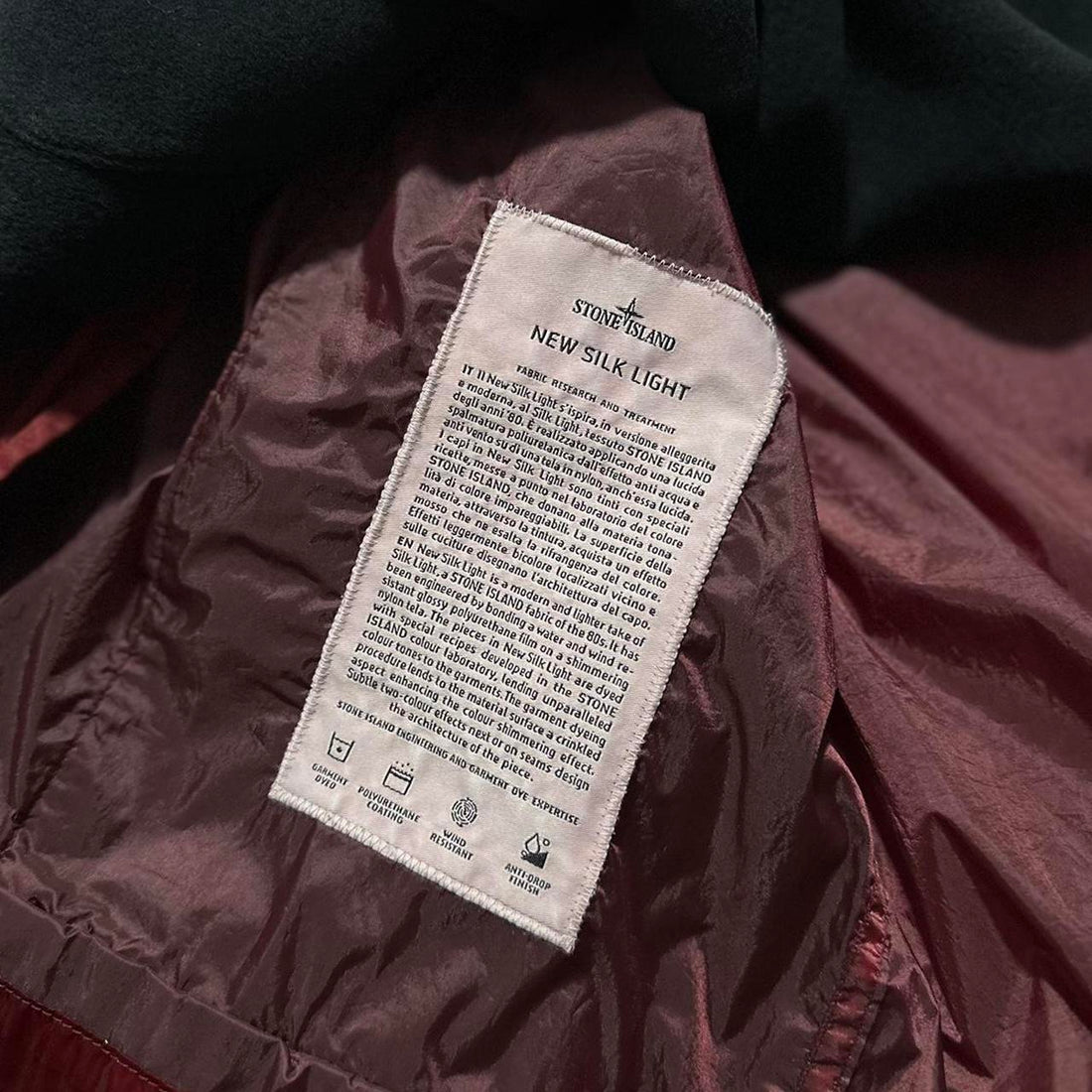 Supreme Stone Island New Glazed Silk Jacket