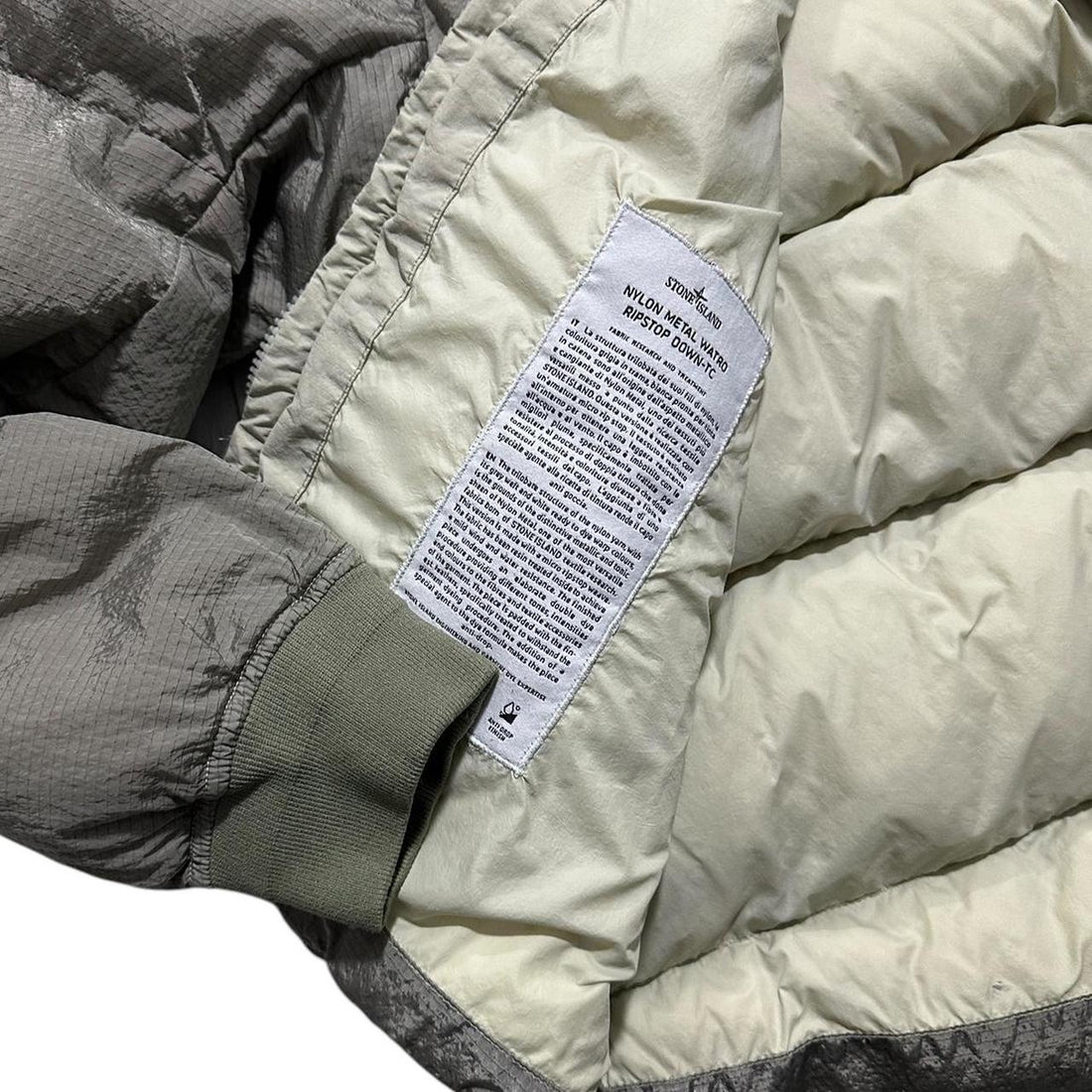 Stone Island Nylon Metal Ripstop Down Jacket