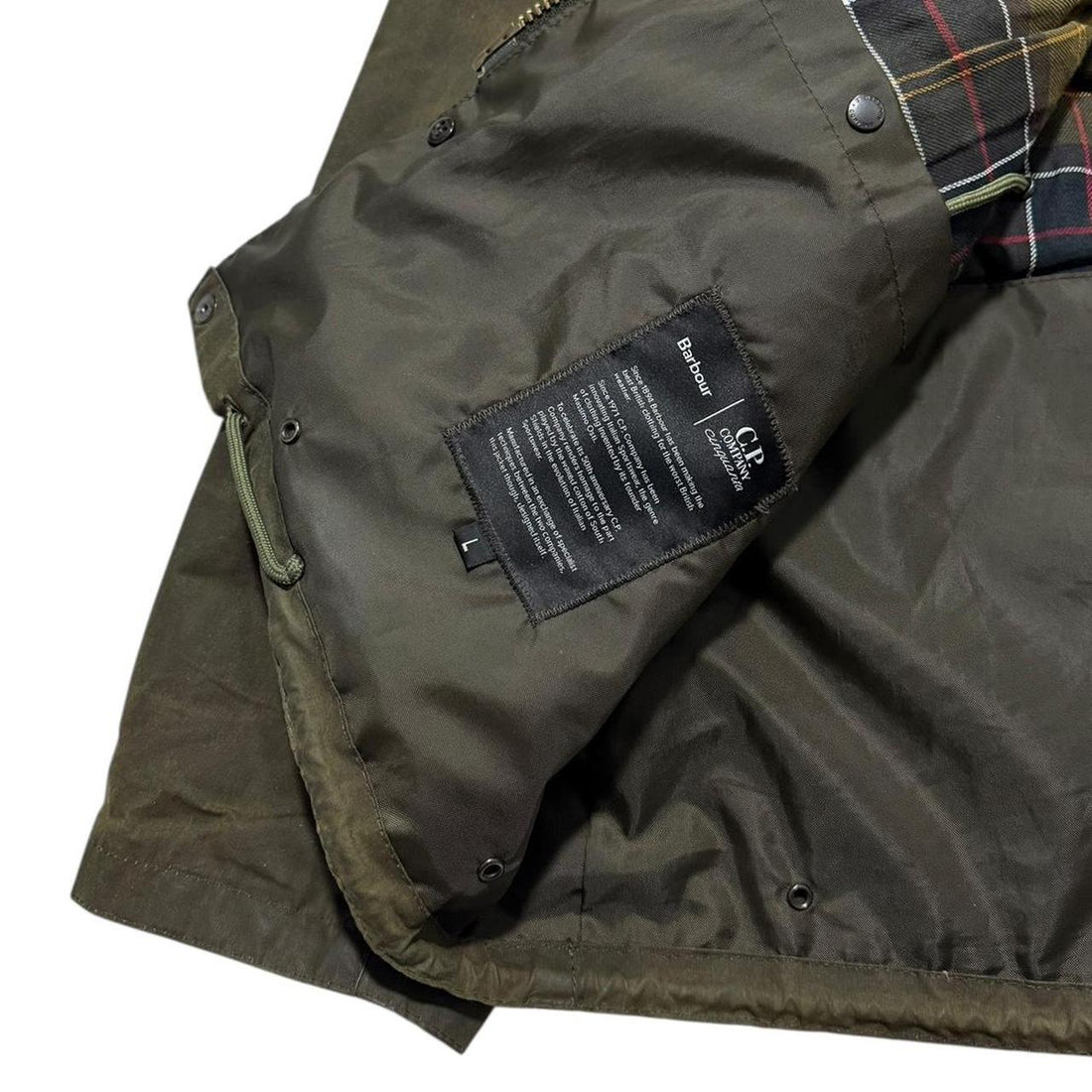 CP Company Barbour Wax Goggle Jacket
