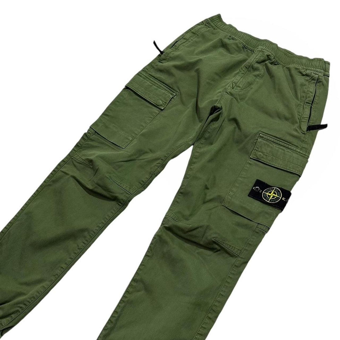 Stone Island Green Cargo Bottoms