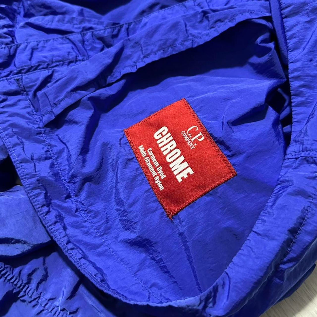 CP Company Blue Nylon Overshirt