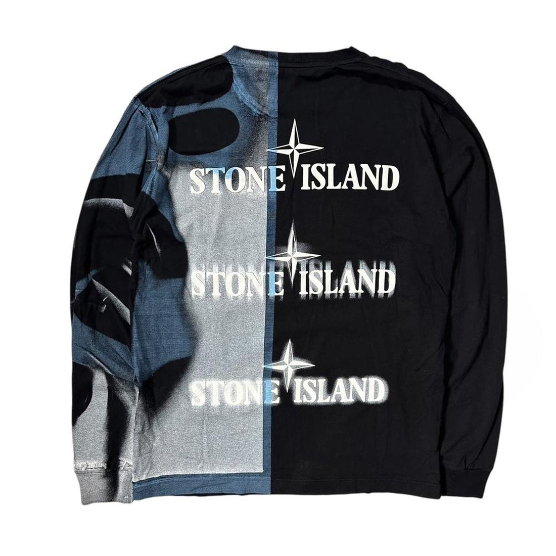 Stone Island Print Long Sleeve Top