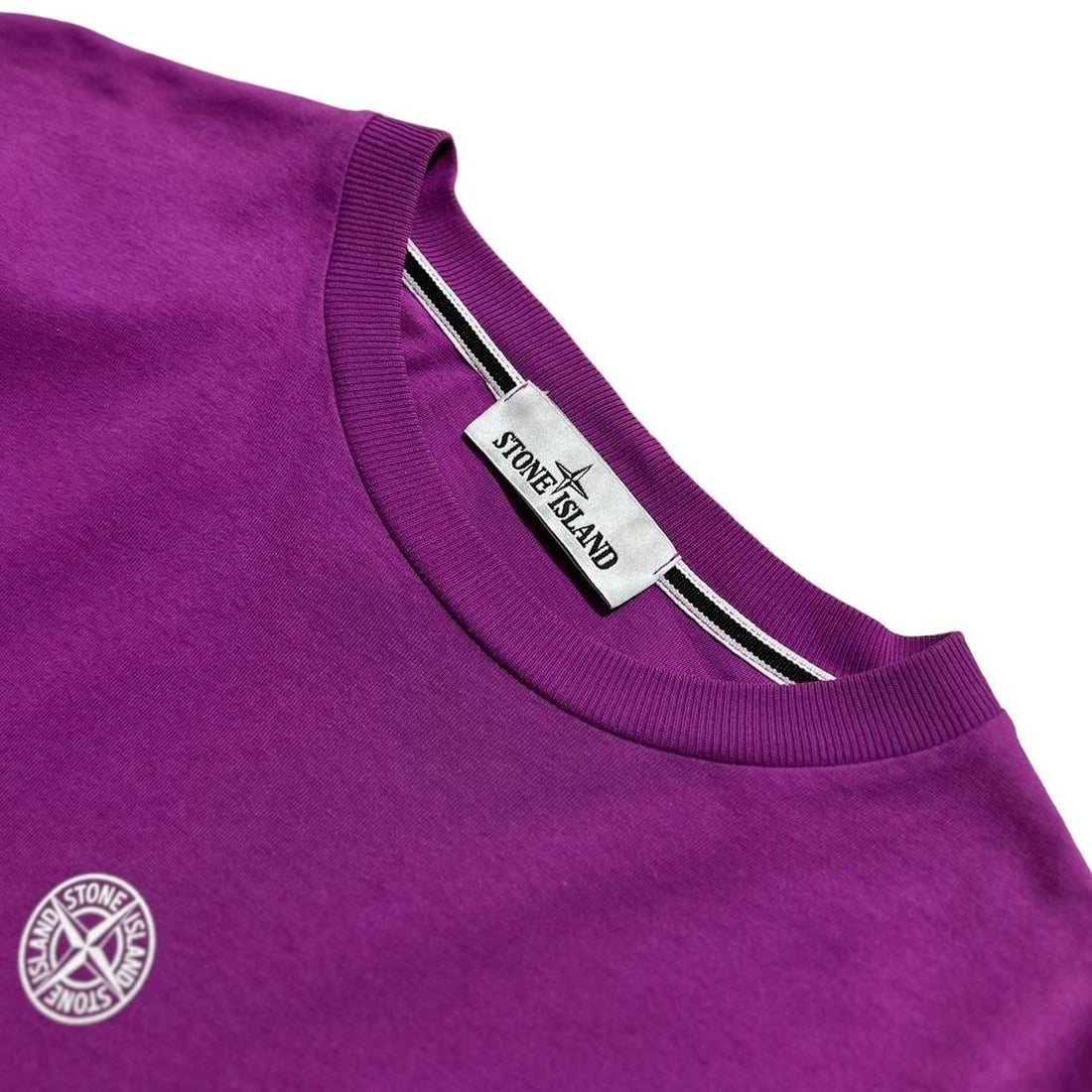 Stone Island Purple Long Sleeve Top