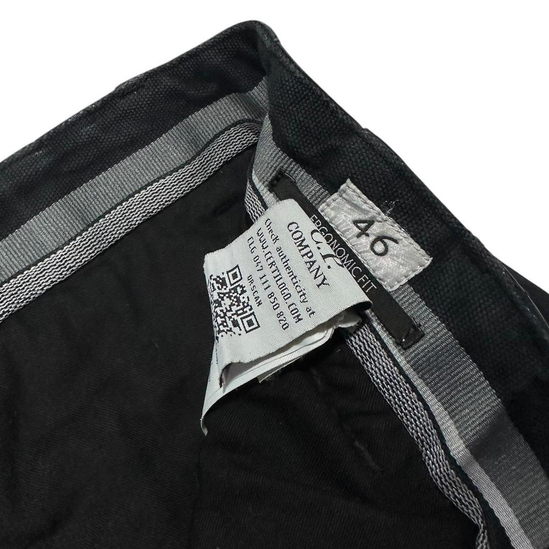 CP Company Black Cargo Bottoms