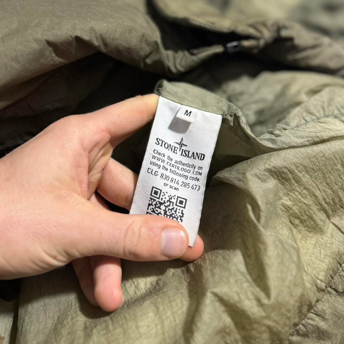 Stone Island Garment Dyed Down Jacket