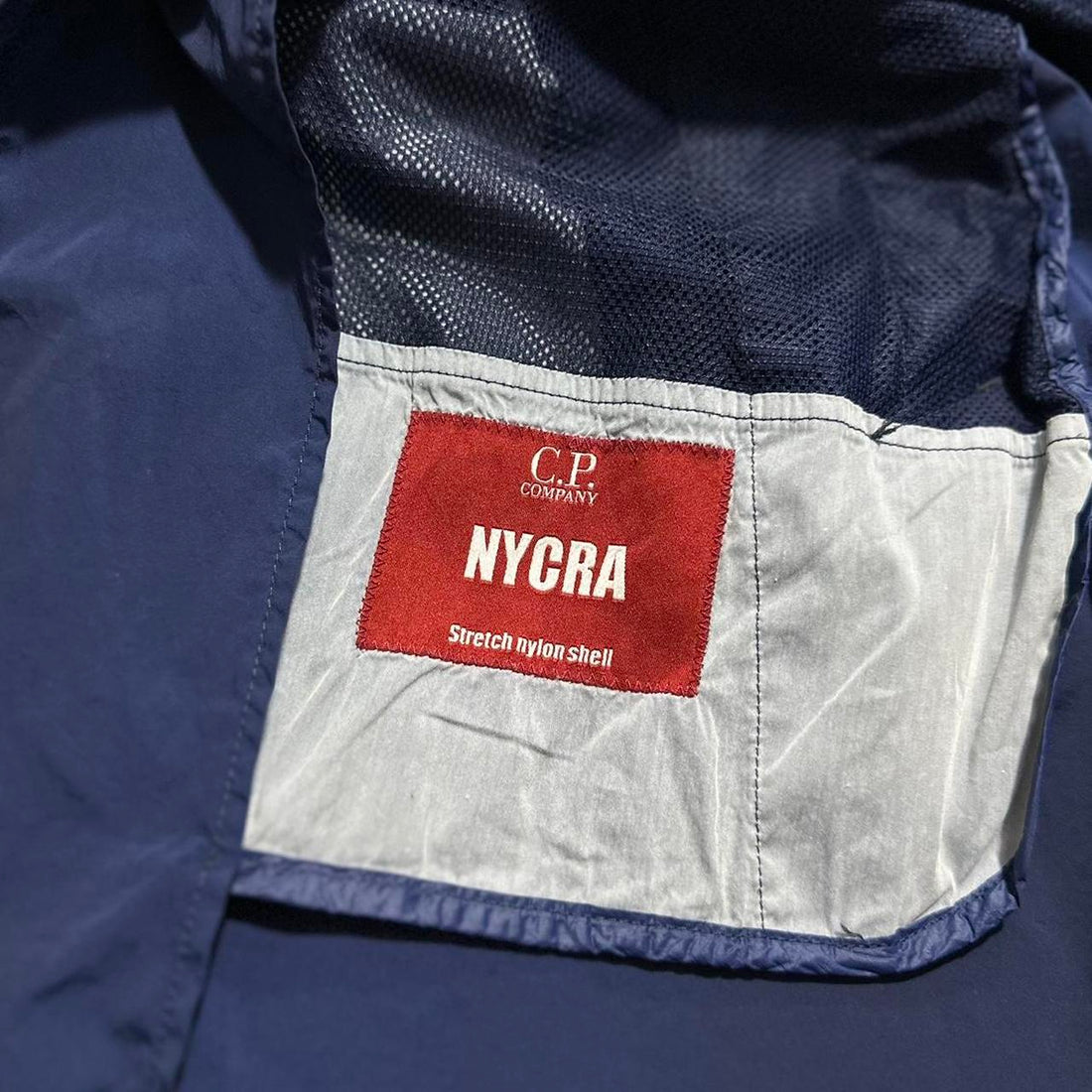 CP Company Blue Nycra Trench Jacket