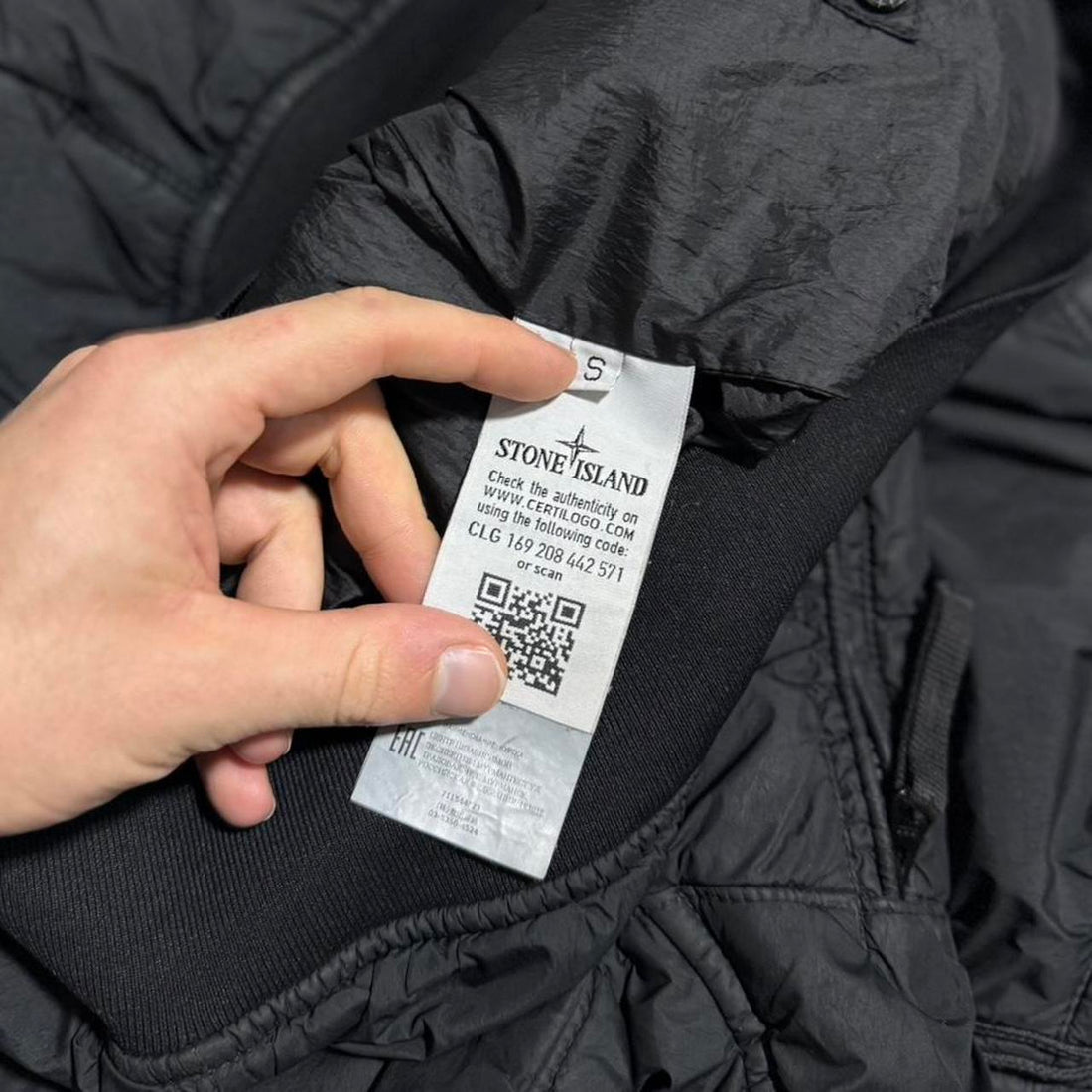 Stone Island Garment Dyed Crinkle Reps Jacket