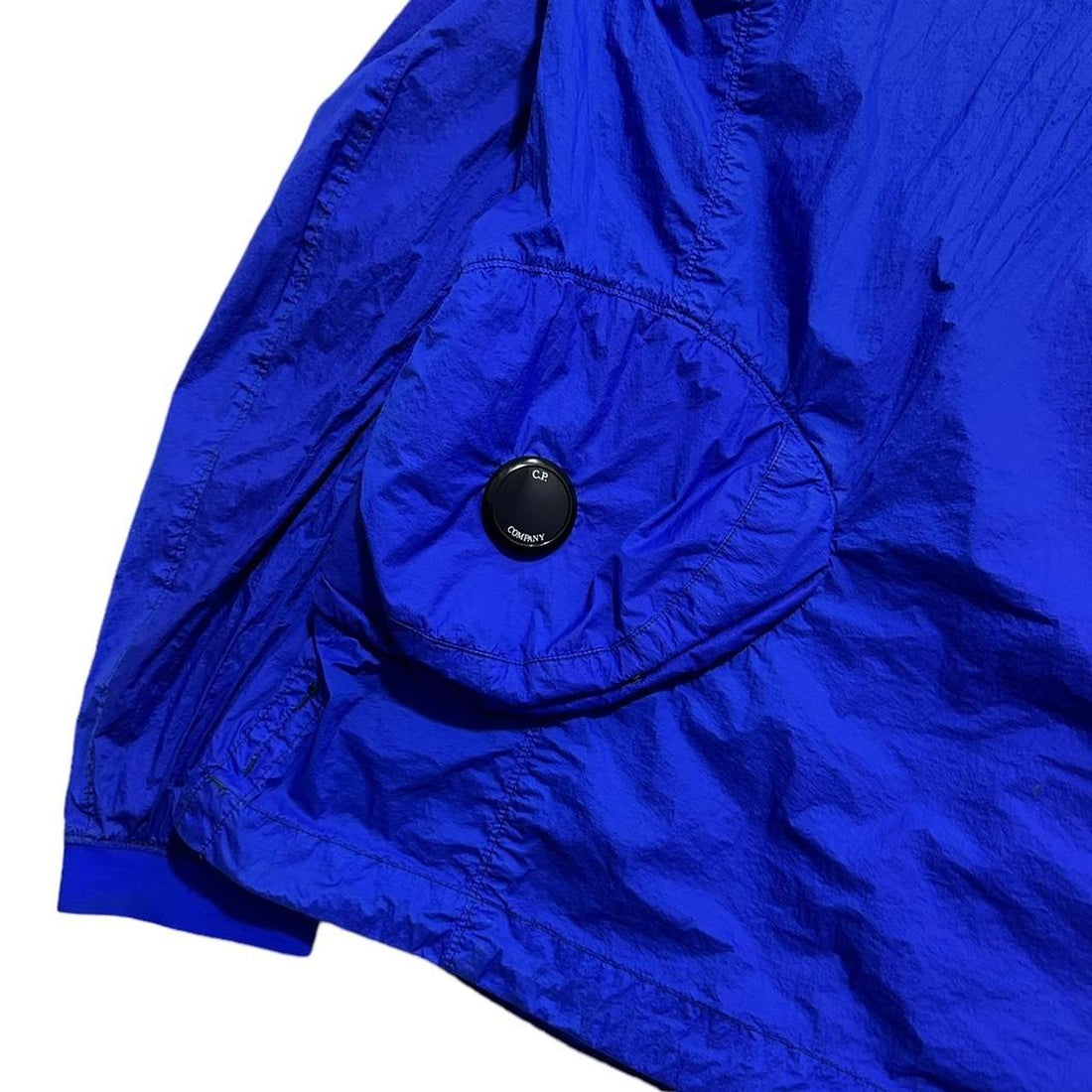 CP Company Blue Nylon Nyfoil Jacket