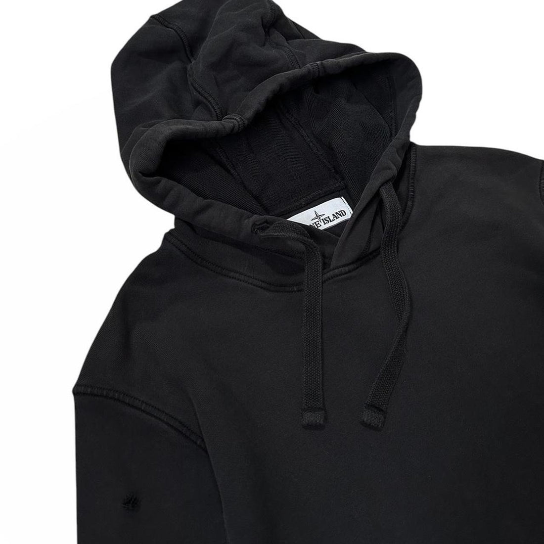 Stone Island Black Pullover Hoodie