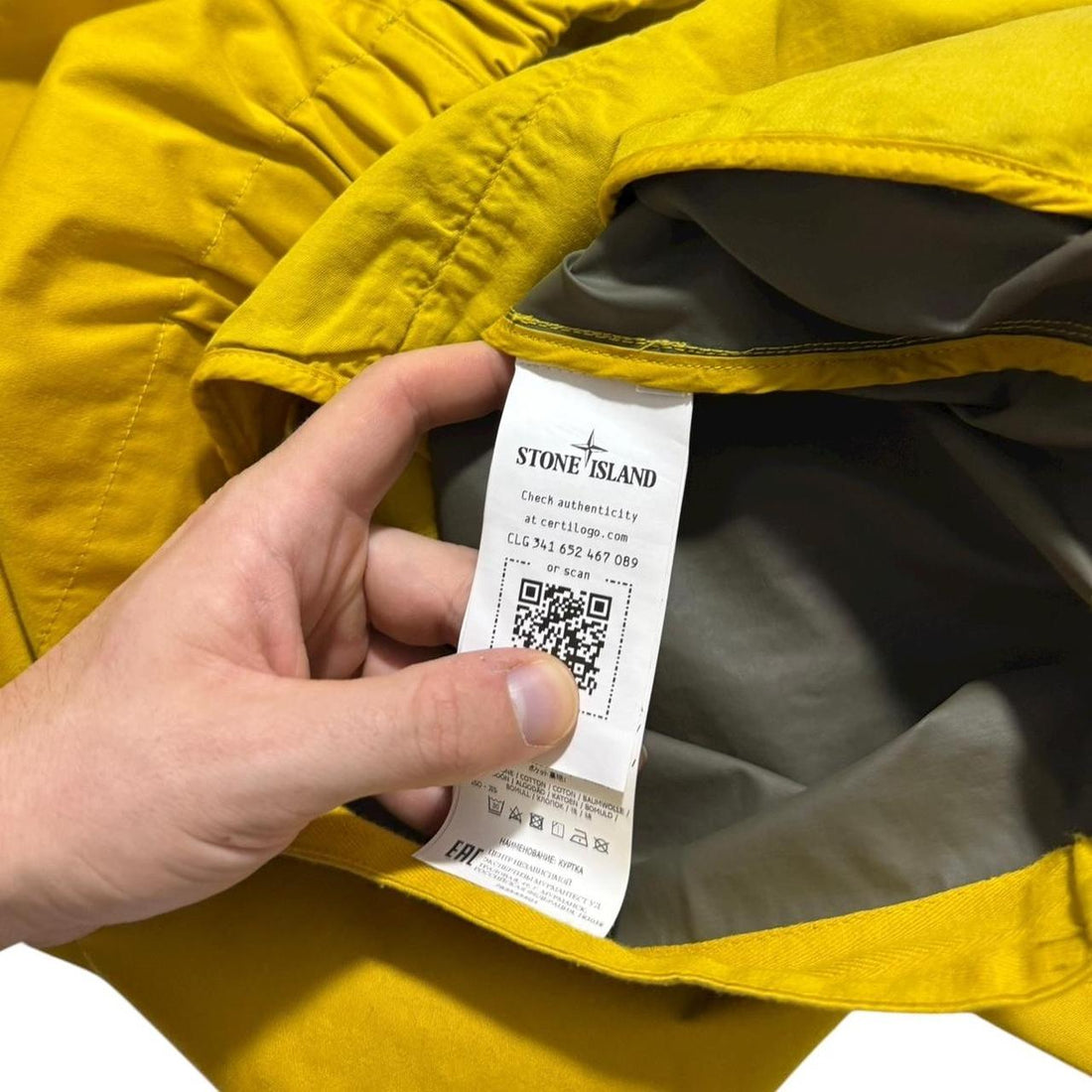 Stone Island Raso gommato 40th Anni Smock