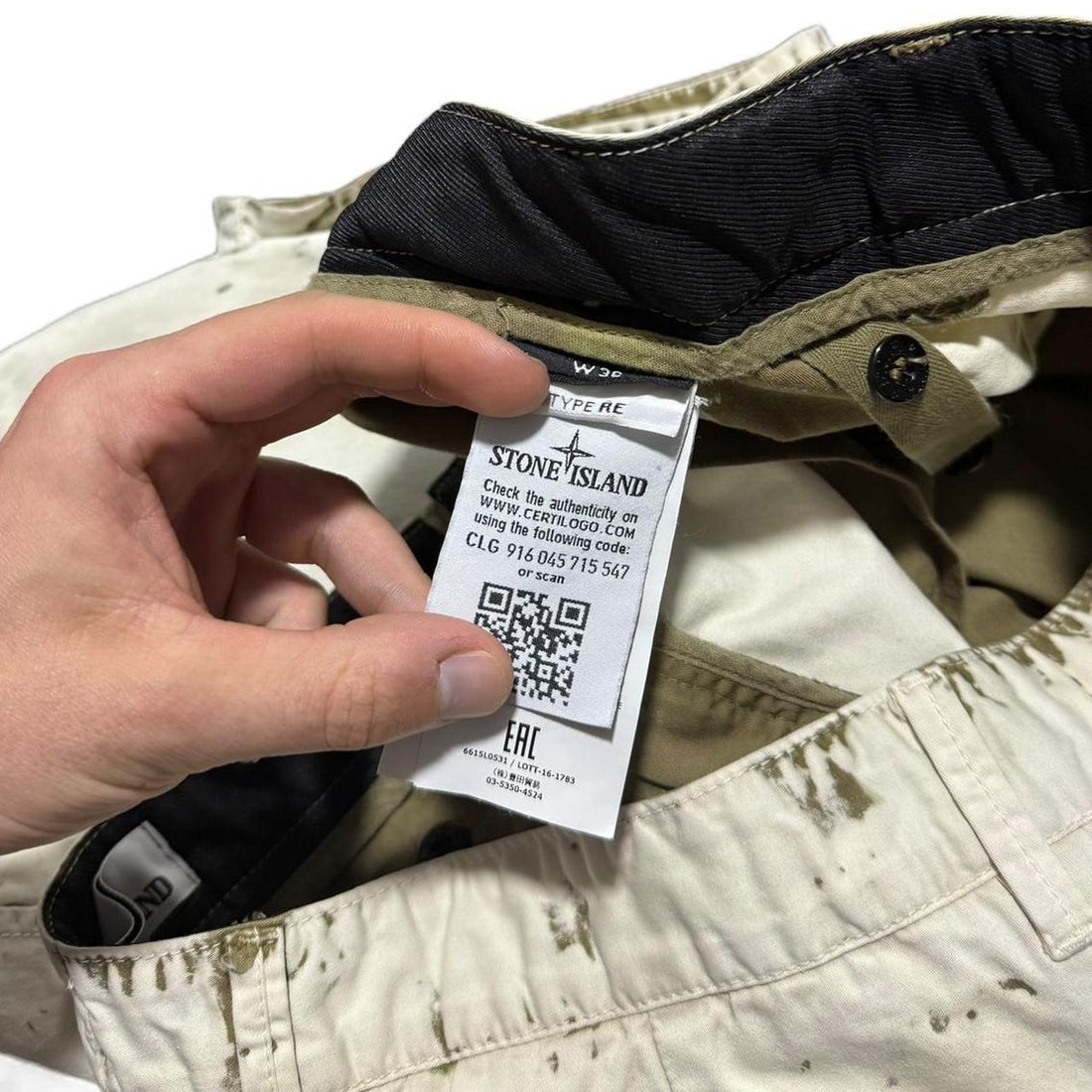 Stone Island Hand Corrosion Shorts