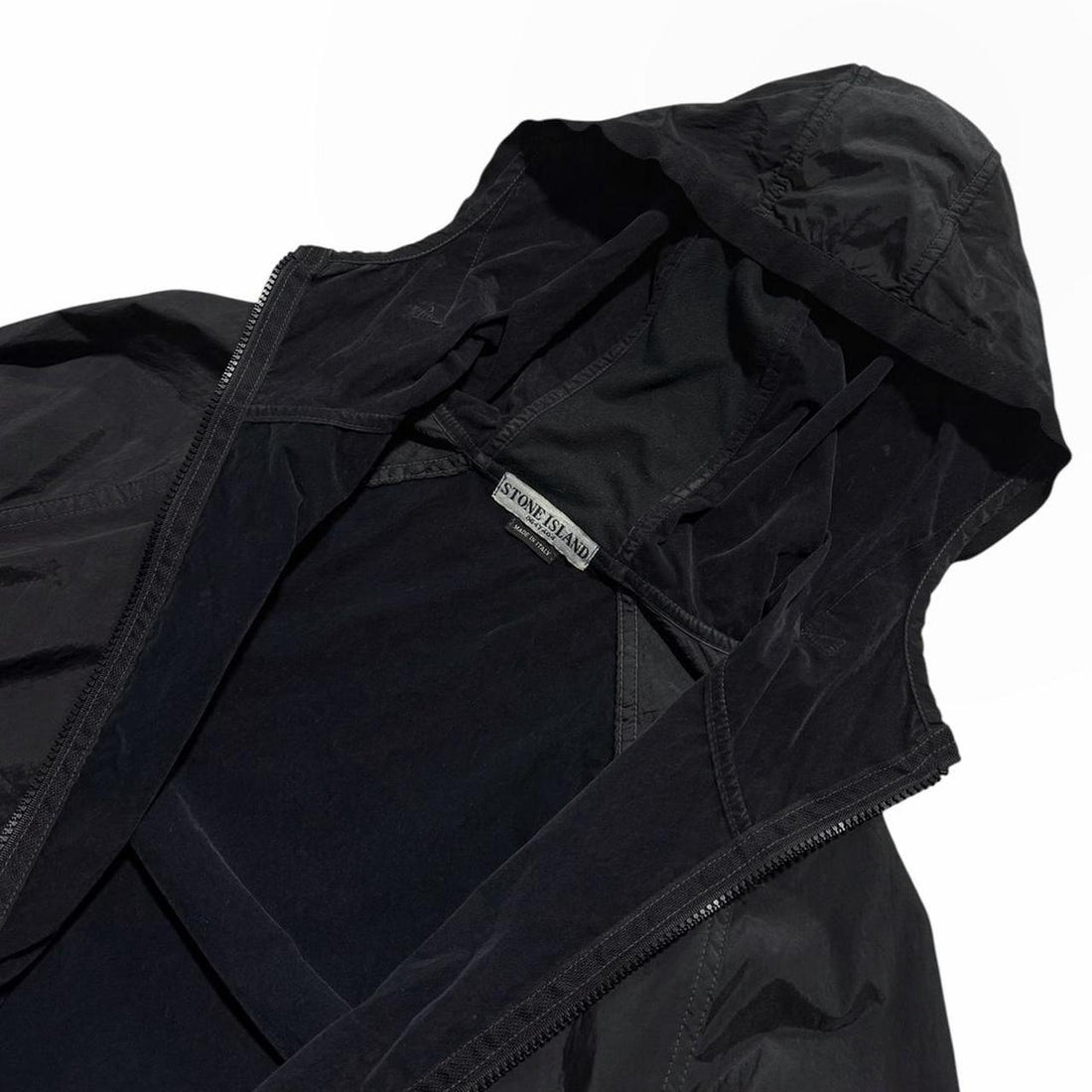 Stone Island Black Nylon Metal Jacket