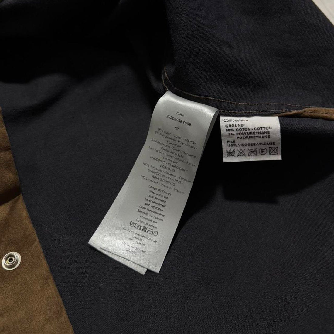Dior Travis Scott Suede Jacket
