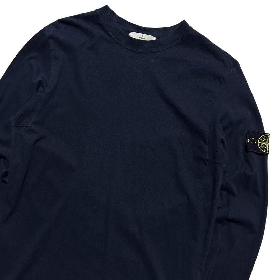 Stone Island Navy Pullover Long Sleeve Top