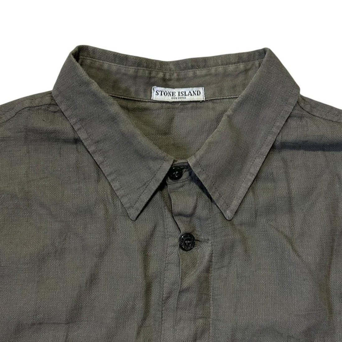 Stone Island Brown Linen Shirt