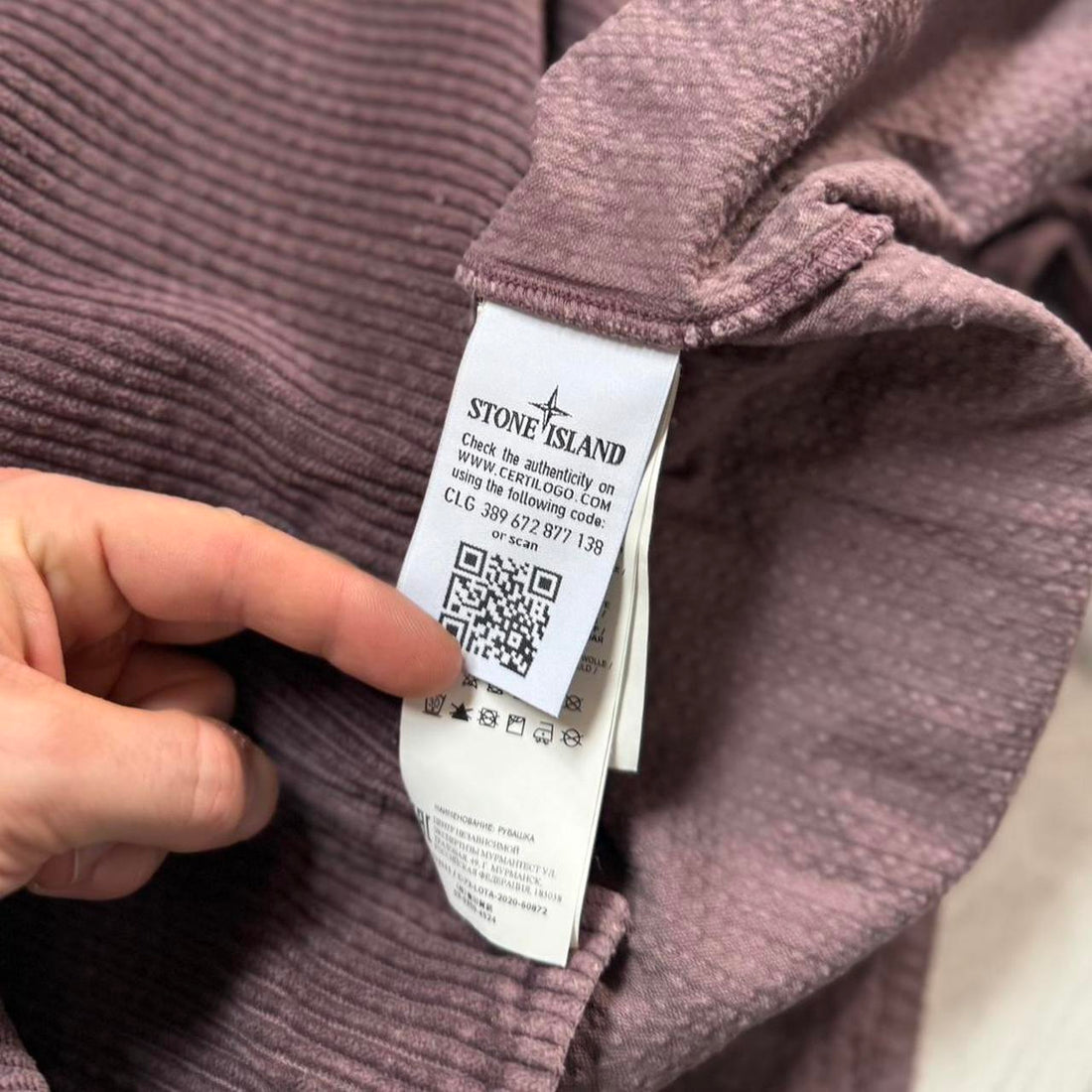 Stone Island Heavy Corduroy Shirt