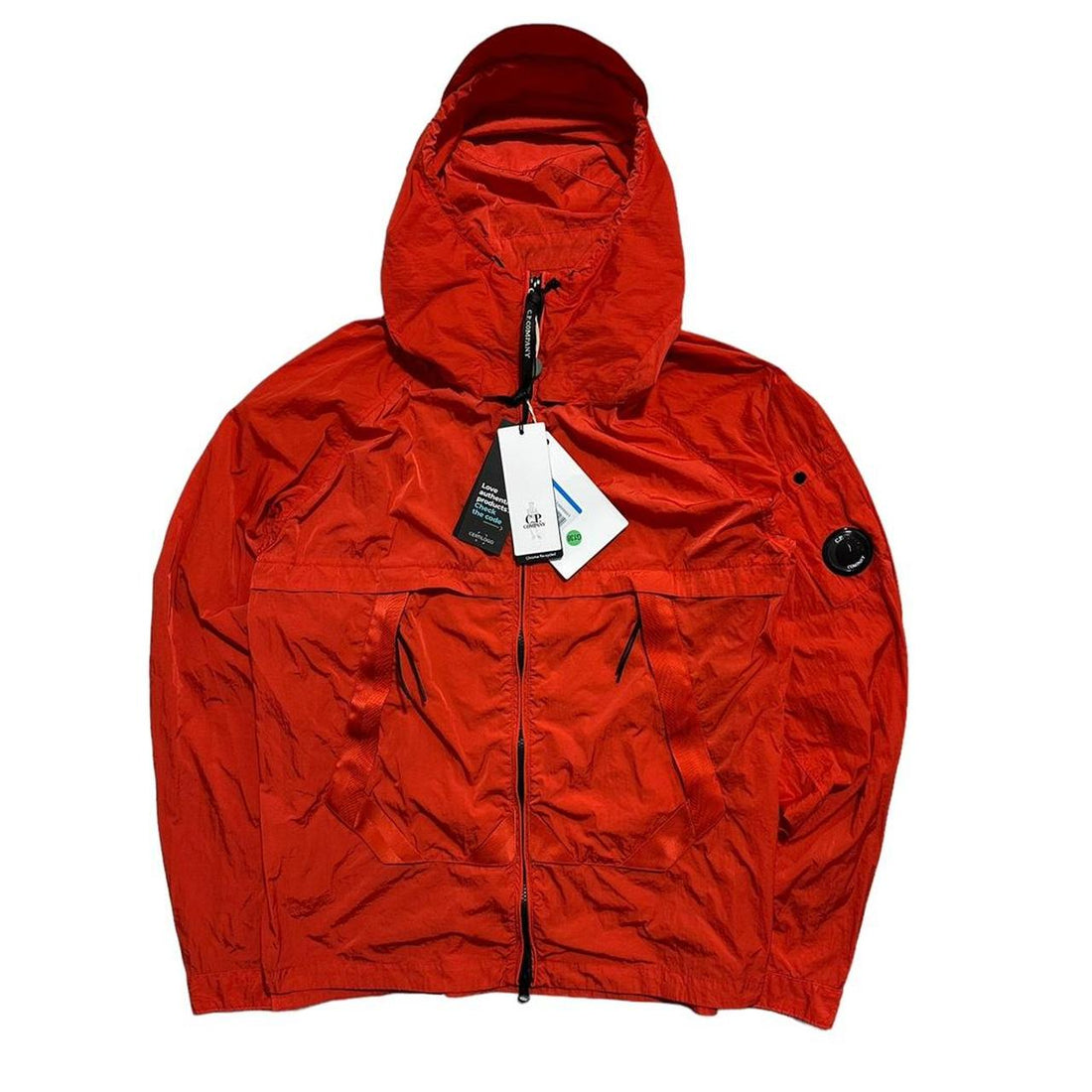 CP Company Red Nylon Chrome-R Lightweight Jacket