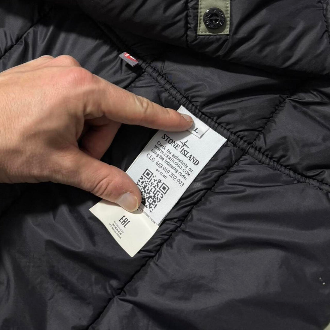 Stone Island Water Repellent Supima Down Jacket