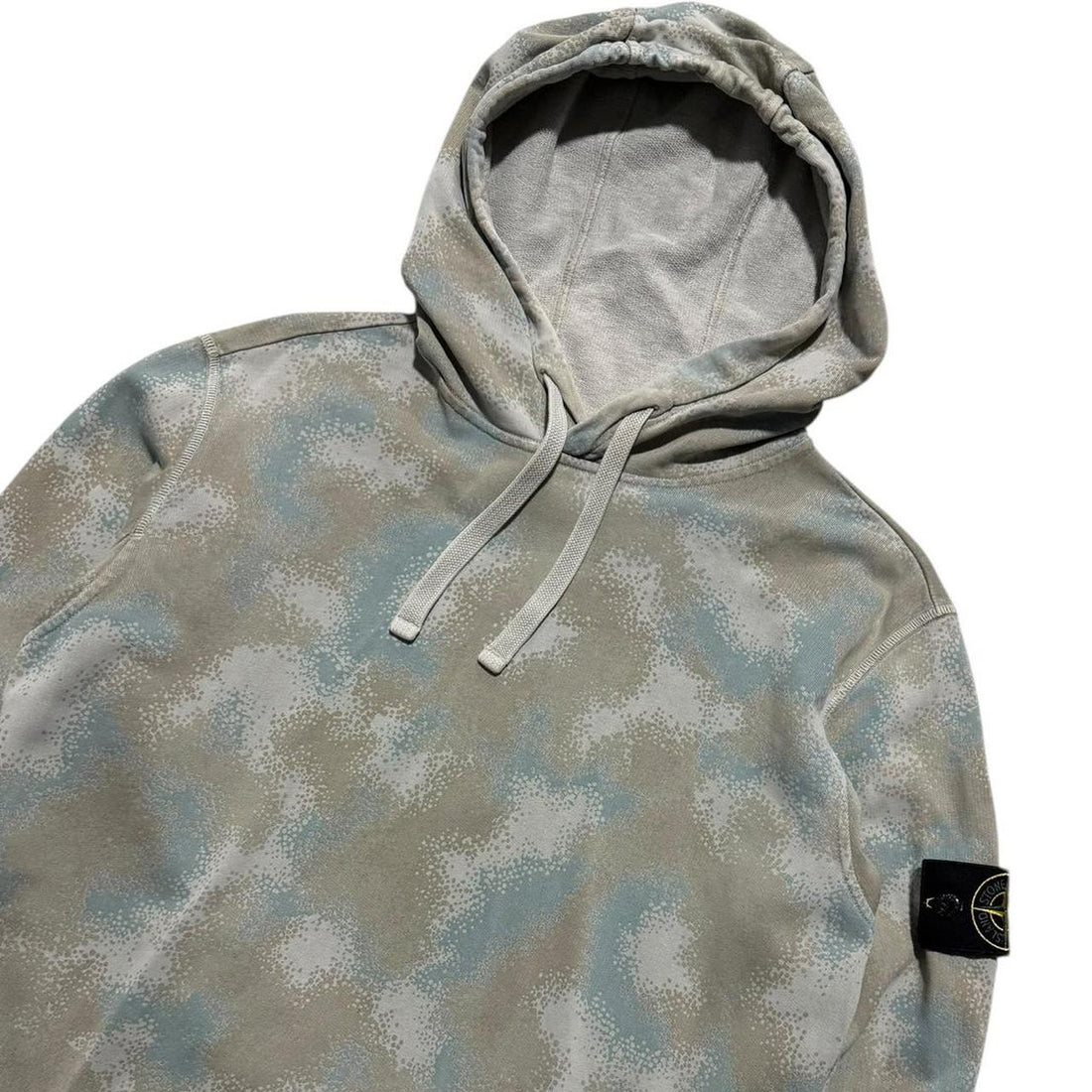 Stone Island Camo Pullover Hoodie