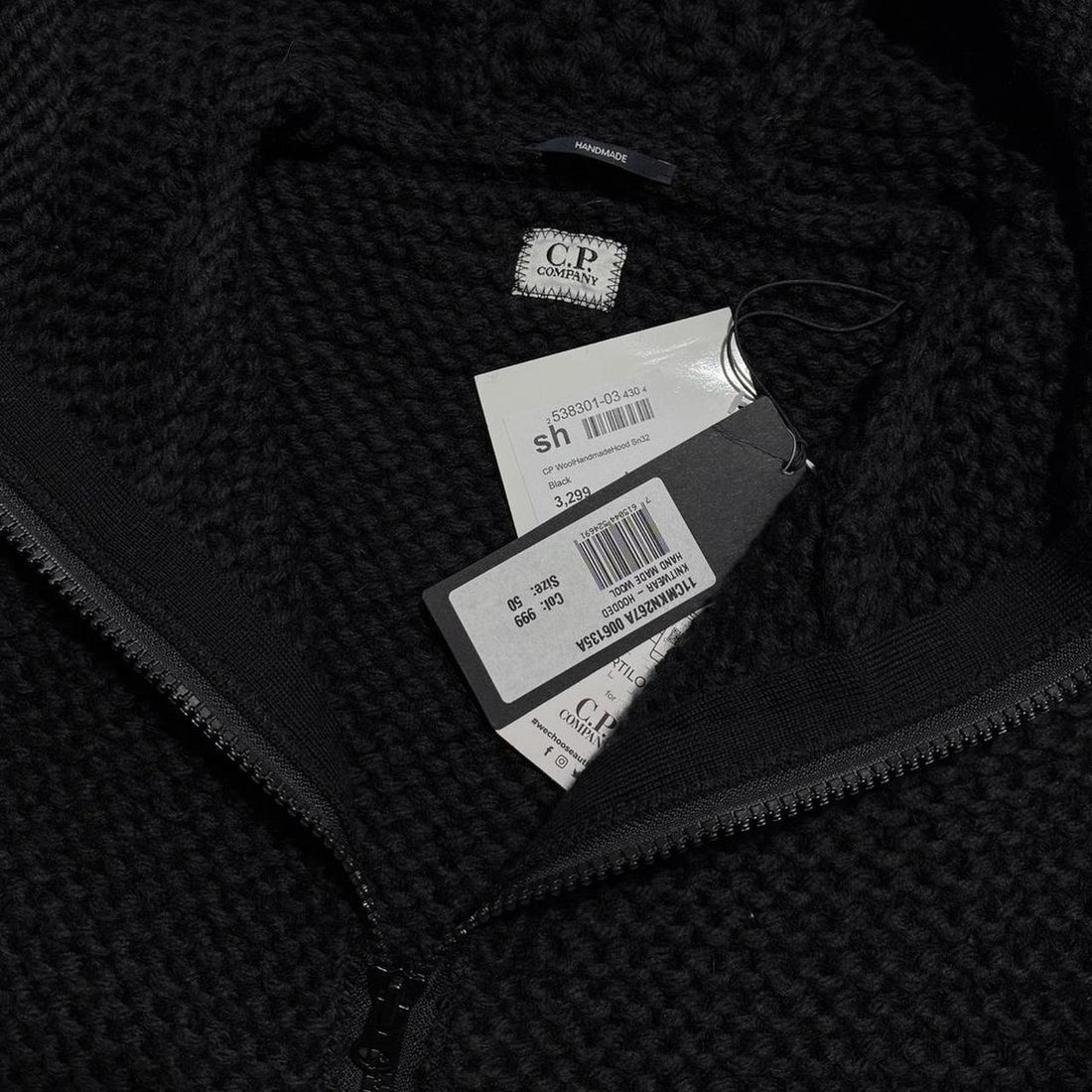 CP Company Heavy Knit Handmade Jacket