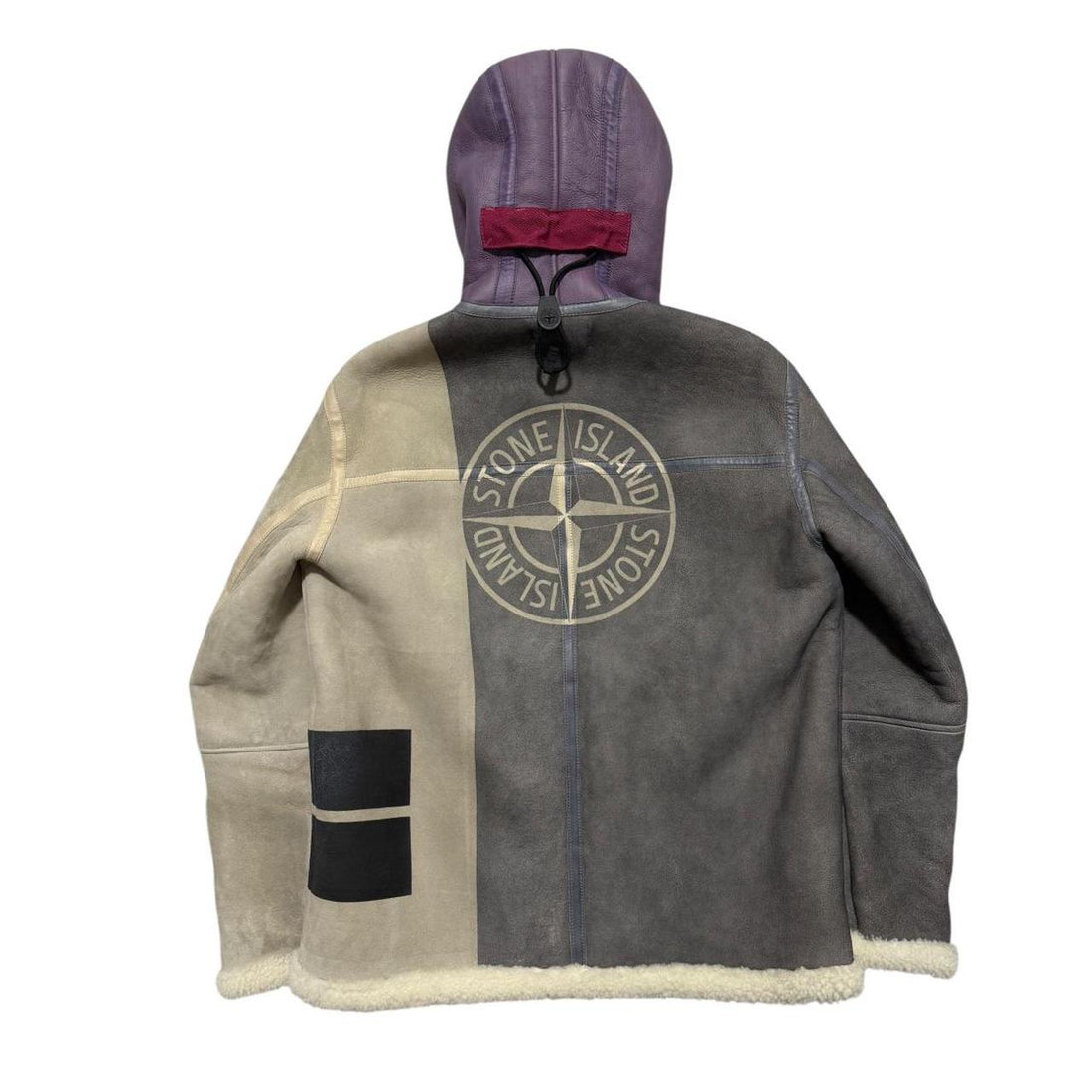 Stone Island Hand Painted Leather Jacket