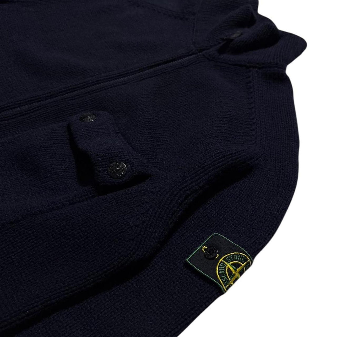 Stone Island 90's Heavy Knit Full Zip