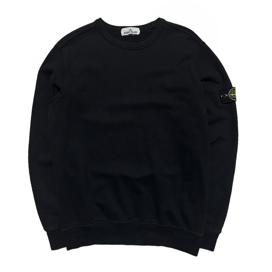 Stone Island Black Pullover Crewneck