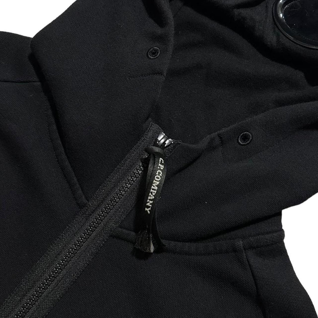 CP Company Black Goggle Hoodie