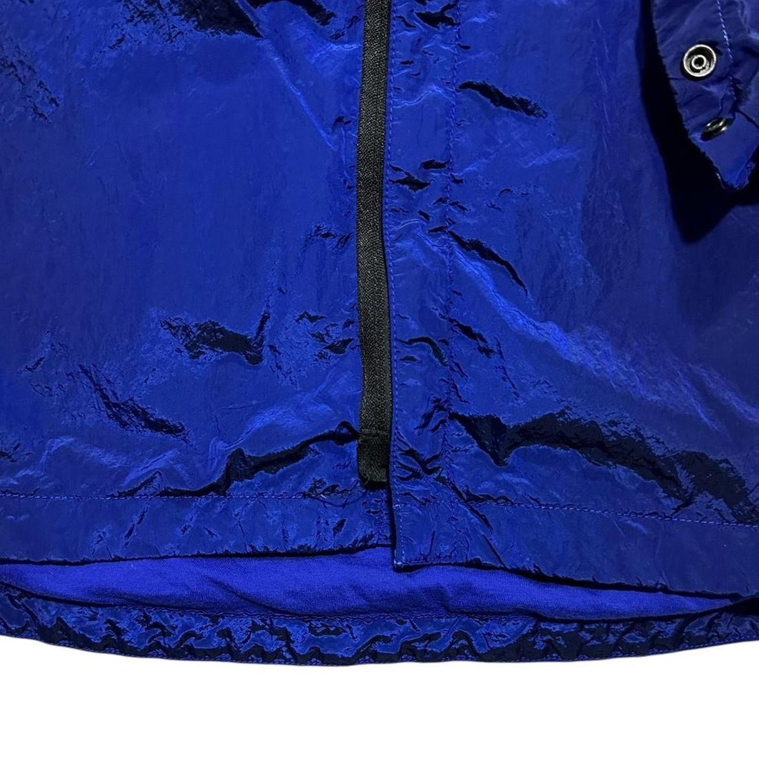 Stone Island Blue Nylon Metal Overshirt