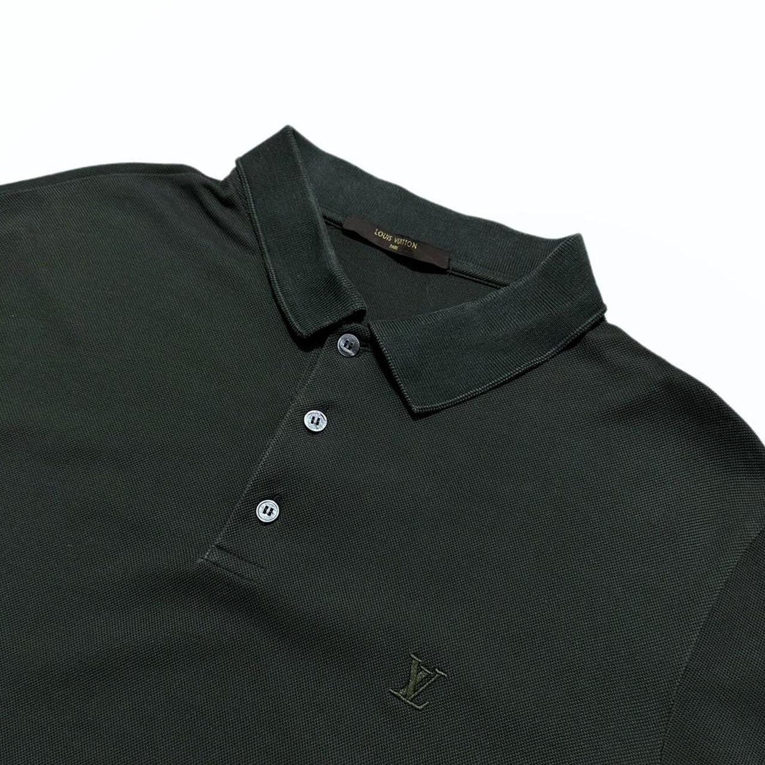 Louis Vuitton Forest Green Side Logo Polo – TobyTides