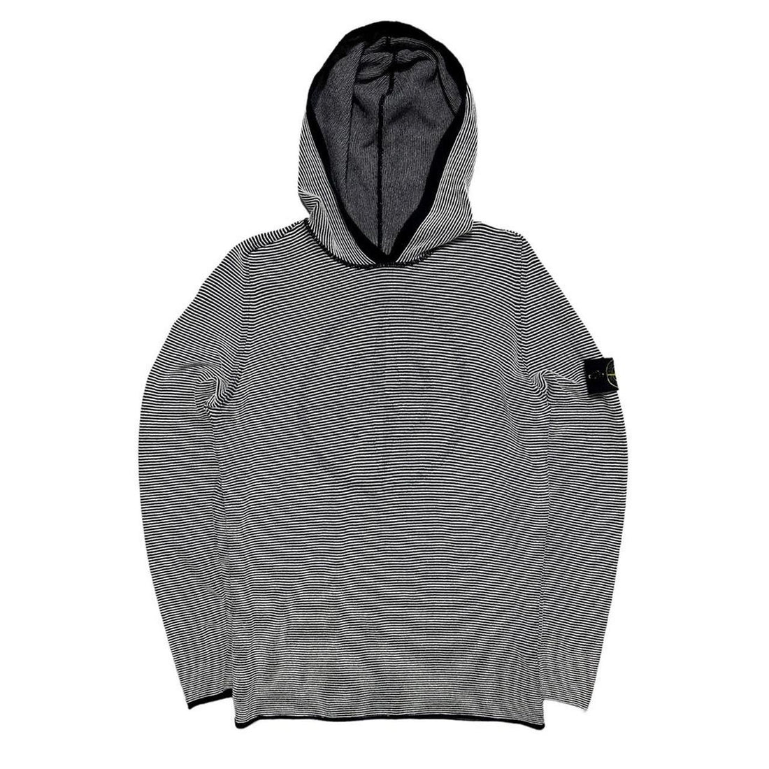Stone Island Ribbed Striped Compass Hoodie