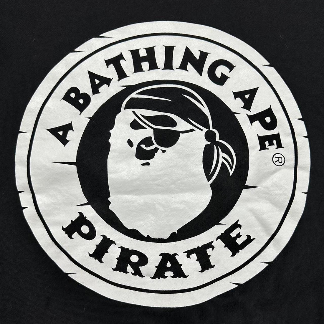 Bape Pirate Front Print Pullover Crewneck