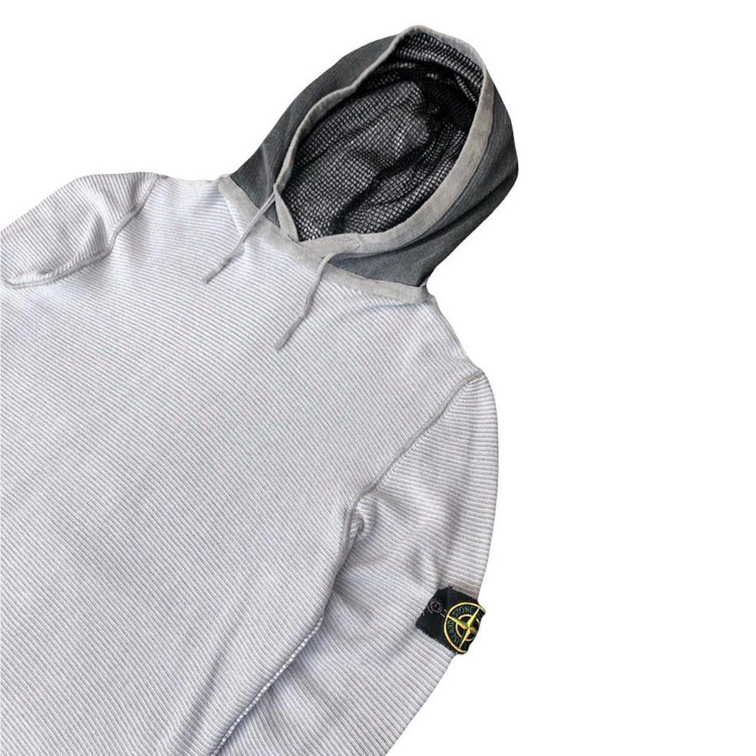Stone Island pullover ribbed hoodie