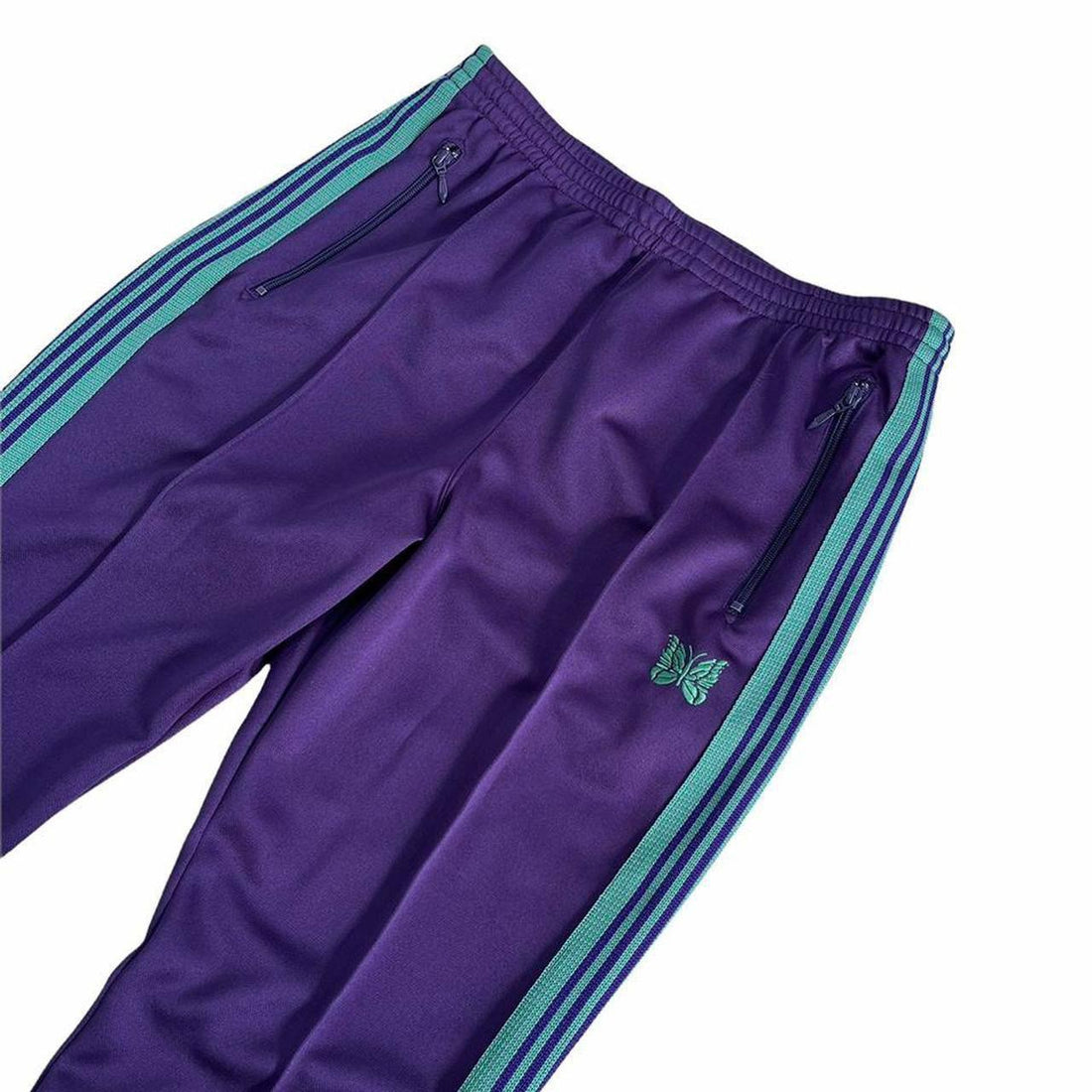 Needles Nepenthes and purple track pants